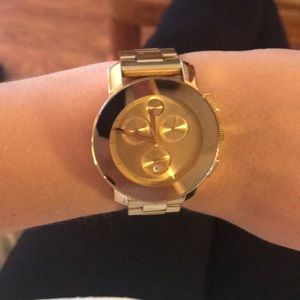 Movado Bold Gold Watch